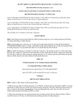 Điều lệ trường THCS