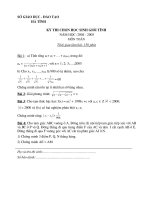 Đề thi HS giỏi tĩnh (lần 1)2004  2005