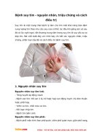 Bệnh suy tim - nguyên nhân, triệu chứng và cách điều trị