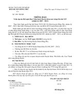 Thông báo triệu tập dự Hội nghị BCH Huyện đoàn (mở rộng) lần thứ XIV