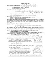 Đề và đáp án thi THPT năm học 1999 2000