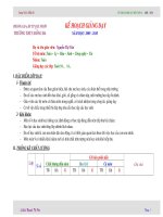 Kế hoạch Giảng dạy Hóa 8