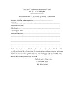 Mẫu đơn xin tham gia nghĩa vụ quân sự tự nguyện