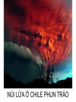 NÚI LỬA Ở CHILE