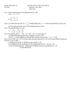 De thi thu tuyen sinh vao lop 10 so 3 co dap an