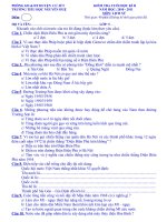 Thi Cuối HKII Lịch sử lớp 5 2010 2011