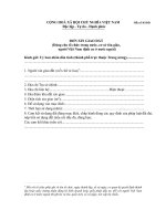 Đơn xin giao đất