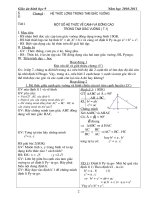 Giáo án hình 9 mới đầy đủ