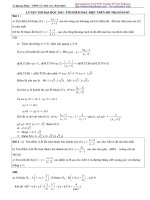 luyện thi đại học 2011 cấp tốc  tìm diểm đặc biệt