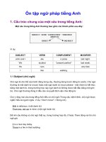 ÔN TẬP NGỮ PHÁP TIẾNG ANH