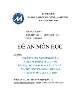 TÁC ĐỘNG CỦA HIỆP ĐỊNH ĐỐI TÁC  XUYÊN THÁI BÌNH DƯƠNG (TPP)  ĐẾN HOẠT ĐỘNG SẢN XUẤT VÀ XUẤT KHẨU TÔM THẺ CHÂN TRẮNG CỦA VIỆT NAM  VÀ ĐỊNH HƯỚNG ĐẾN NĂM 2020