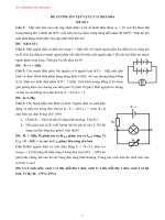 20 đề thi học kì 1 môn vật lý lớp 11 có đáp án
