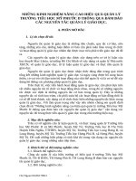 NHỮNG KINH NGHIỆM NÂNG CAO HIỆU QUẢ QUẢN lý TRƯỜNG TIỂU học mỹ PHƯỚC d THÔNG QUA đảm bảo các NGUYÊN tắc QUẢN lý GIÁO dục