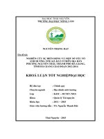 NGHIÊN cứu sự BIẾN ĐỘNG và một số yếu tố ẢNH HƯỞNG tới GIÁ đất ở TRÊN địa bàn PHƯỜNG NGUYỄN TRÃI, THÀNH PHỐ hà GIANG, TỈNH hà GIANG GIAI đoạn 2012 2014