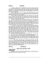 SKKN góp phần nâng cao hiệu quả giảng dạy phản ứng oxi hóa khử trong chương trình phổ thông 