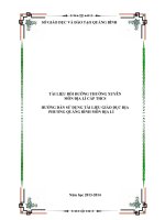 HƯỚNG dẫn sử DỤNG tài LIỆU GIÁO dục địa PHƯƠNG QUẢNG BÌNH môn địa lí 