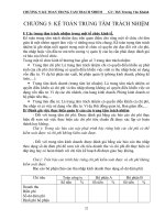 KẾ TOÁN TRUNG tâm TRÁCH NHIỆM