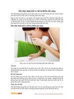 Dấu hiệu nhận biết cơ thể bị nhiễm độc nặng