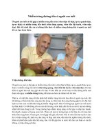 Nhiễm trùng đường tiểu ở người cao tuổi