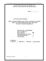 Một vài kinh nghiệm nhằm nâng cao hiệu quả  trong công tác chỉ đạo bồi dưỡng học viên giỏi  ở trung tâm GDTX định quán 