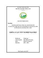 Đánh giá công tác chuyển quyền sử dụng đất tại tp tuyên quang   tỉnh tuyên quang giai đoạn 2012   2014