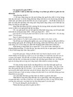 Các nguyên tắc quản lí HCC