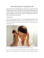 Triệu chứng chóng mặt và những điều cần biết