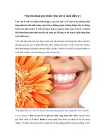 Nguyên nhân gây bệnh viêm lợi và cách điều trị