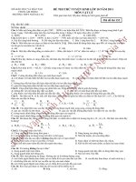 Đề&Đáp án Tuyển Sinh 10