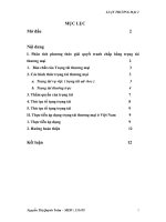 Thực tiễn áp dụng trọng tài thương mại ở Việt Nam