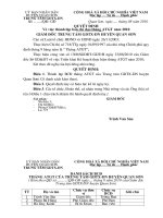 QĐ thành lập ban chỉ đạo ATGT