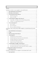 tiểu luận cơ sở lý LUẬN NGHIỆP vụ THỊ TRƯỜNG mở