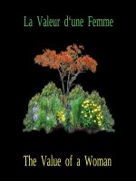 GIÁ TRỊ CỦA PHỤ NỮ