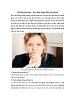 Ho khi giao mùa - Xác định đúng, điều trị nhanh