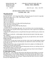 KH chuyên môn đầu năm