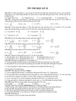 On thi trac nghiem Ly 12