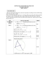 Đề thi học kỳ 2 khối 9 năm học 2010 2011