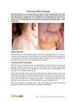 Viêm da do kiến ba khoang