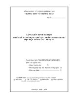 SKKN thiết kế và sử dụng phương pháp graph trong dạy học môn công nghệ 11 