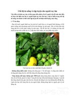 Chế độ ăn uống và tập luyện cho người suy tim