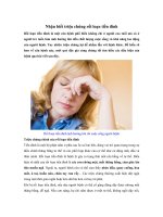 Nhận biết triệu chứng rối loạn tiền đình