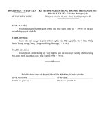 Đề Sử TNPT 2011(BT)http://violet.vn/thcs nguyenvantroi hochiminh