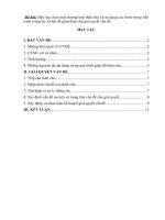 BÀI TIỂU LUẬN HỌC PHẦN CÔNG TÁC XÃ HỘI