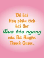 Phan tich bai Qua deo Ngang