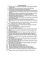 câu hỏi đồ án tổng hợp hệ điện cơ