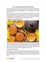 Lưu ý quan trọng khi ăn bánh Trung Thu