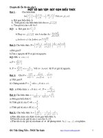 BT đại số ôn thi vào lớp 10