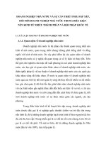 DOANH NGHIỆP NHÀ NƯỚC VÀ SỰ CẦN THIẾT PHẢI SẮP XẾP, ĐỔI MỚI DOANH NGHIỆP NHÀ NƯỚC TRONG ĐIỀU KIỆN NỀN KINH TẾ NHIỀU THÀNH PHẦN VÀ HỘI NHẬP QUỐC TẾ