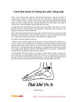 Cách bấm huyệt trị chứng hoa mắt, chóng mặt