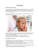 Nguyên nhân, phòng bệnh viêm đường hô hấp